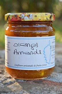 Confiture d'oranges aux amandes 240g