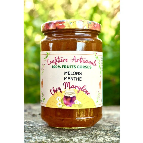 Confiture de melons menthe