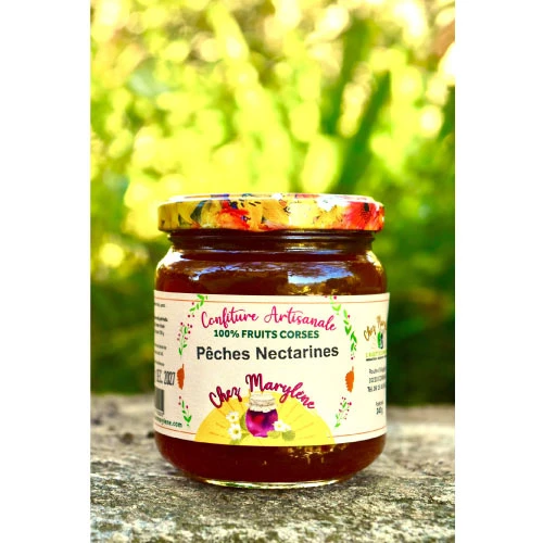 Confiture de pêches nectarines