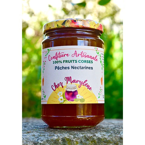 Confiture de pêches nectarines