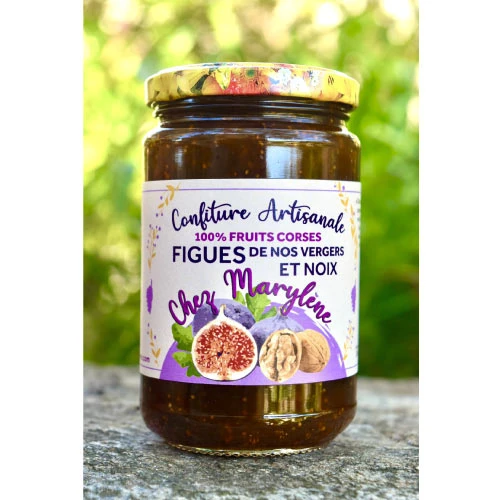 Confiture de figues aux noix