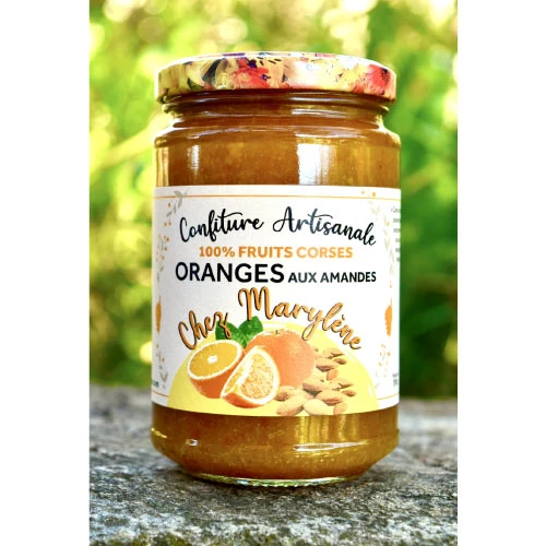 Confiture oranges aux amandes